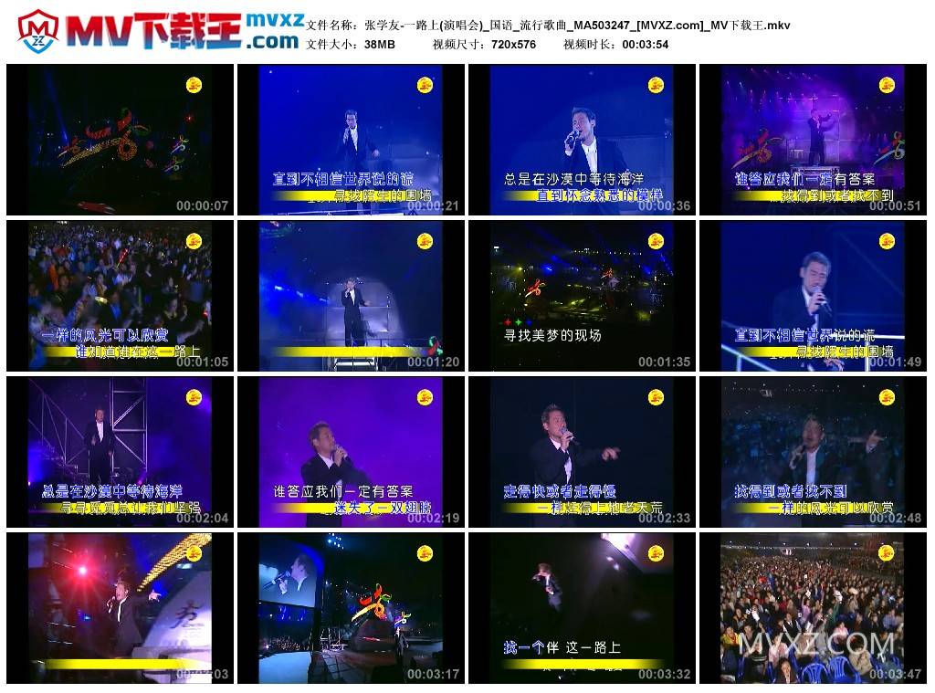 张学友-一路上(演唱会)_国语_流行歌曲_MA503247